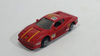 Yatming Ferrari Testarossa No. 8911 Red Die Cast Toy Exotic Dream Car Vehicle