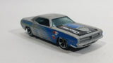 2013 Hot Wheels Workshop Performance '70 Plymouth AAR Cuda Metallic Grey Die Cast Toy Muscle Car Vehicle