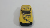 Unknown Brand Light Yellow "Huffman Racing" #23 Die Cast Toy Car Vehicle