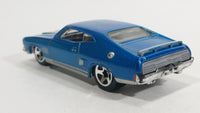 2010 Hot Wheels All Stars '73 Ford Falcon XB Metallic Blue Die Cast Toy Muscle Car Vehicle