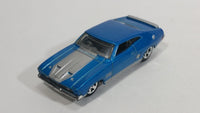 2010 Hot Wheels All Stars '73 Ford Falcon XB Metallic Blue Die Cast Toy Muscle Car Vehicle