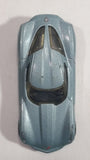 2010 Hot Wheels 2009 Corvette StingRay Concept Metallic Steel Blue Die Cast Toy Car Vehicle