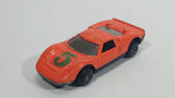 Vintage Marz Karz Ford GT 40 #5 Peach Orange Die Cast Toy Race Car Vehicle 89-27 - Made in China