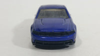 2009 Hot Wheels 2010 Ford Mustang GT Blue Dark Purple Die Cast Toy Car Vehicle