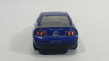 2009 Hot Wheels 2010 Ford Mustang GT Blue Dark Purple Die Cast Toy Car Vehicle