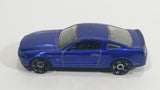 2009 Hot Wheels 2010 Ford Mustang GT Blue Dark Purple Die Cast Toy Car Vehicle