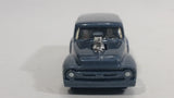 2010 Hot Wheels HW Performance 1956 Ford Truck Champion Spark Plugs Grey Die Cast Toy Car Hot Rod Vehicle