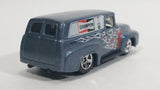 2010 Hot Wheels HW Performance 1956 Ford Truck Champion Spark Plugs Grey Die Cast Toy Car Hot Rod Vehicle