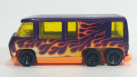 2012 Hot Wheels Heat Fleet GMC Motorhome Metalflake Purple Die Cast Toy Car Recreational Vehicle