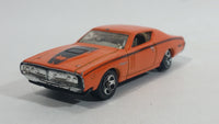 2010 Hot Wheels '71 Dodge Charger Orange Die Cast Toy Muscle Car Vehicle