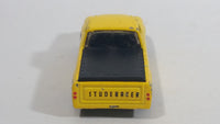 2011 Hot Wheels '63 Studebaker Champ Truck Yellow Die Cast Toy Classic Car Vehicle With Good Year Eagle Tires