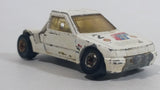 1989 Hot Wheels Peugeot 205 Rallye White #2 "Shell" Die Cast Toy Car Vehicle