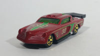 2009 Hot Wheels Modified Rides At-A-Tude Dark Red Die Cast Toy Car Vehicle