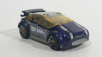 2011 Hot Wheels Night Burnerz Super Gnat Metallic Purple Die Cast Toy Car Vehicle