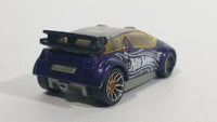 2011 Hot Wheels Night Burnerz Super Gnat Metallic Purple Die Cast Toy Car Vehicle