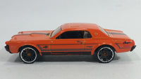 2012 Hot Wheels Muscle Mania - Ford '68 Cougar Orange Die Cast Toy Muscle Car Vehicle