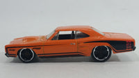 2012 Hot Wheels Muscle Mania - Mopar '69 Dodge Coronet Super Bee Orange Die Cast Toy Muscle Car Vehicle