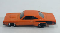 2012 Hot Wheels Muscle Mania - Mopar '69 Dodge Coronet Super Bee Orange Die Cast Toy Muscle Car Vehicle