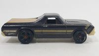 2011 Hot Wheels Muscle Mania 68 El Camino Black Die Cast Toy Muscle Car Vehicle