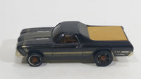 2011 Hot Wheels Muscle Mania 68 El Camino Black Die Cast Toy Muscle Car Vehicle