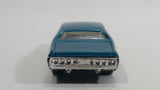 2011 Hot Wheels Muscle Mania '71 Dodge Charger Light Blue Die Cast Toy Muscle Car Vehicle