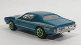 2011 Hot Wheels Muscle Mania '71 Dodge Charger Light Blue Die Cast Toy Muscle Car Vehicle