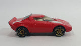 2002 Hot Wheels First Editions Lancia Stratos Red Die Cast Toy Car Vehicle