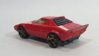 2002 Hot Wheels First Editions Lancia Stratos Red Die Cast Toy Car Vehicle