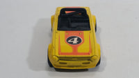 2011 Hot Wheels Track Stars Triumph TR6 Yellow #4 Die Cast Toy Race Car Vehicle