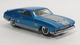 2010 Hot Wheels All Stars '73 Ford Falcon XB Metallic Blue Die Cast Toy Muscle Car Vehicle