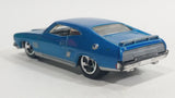 2010 Hot Wheels All Stars '73 Ford Falcon XB Metallic Blue Die Cast Toy Muscle Car Vehicle