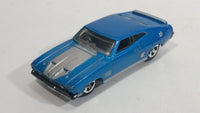 2010 Hot Wheels All Stars '73 Ford Falcon XB Metallic Blue Die Cast Toy Muscle Car Vehicle