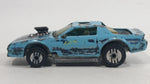 1990 Hot Wheels Blown Camaro Light Blue Turquoise Die Cast Toy Car Vehicle UH