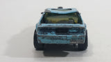 1990 Hot Wheels Blown Camaro Light Blue Turquoise Die Cast Toy Car Vehicle UH