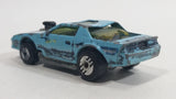 1990 Hot Wheels Blown Camaro Light Blue Turquoise Die Cast Toy Car Vehicle UH