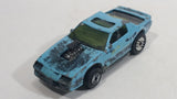 1990 Hot Wheels Blown Camaro Light Blue Turquoise Die Cast Toy Car Vehicle UH