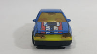 1991 Hot Wheels Peugeot 405 Blue #21 Die Cast Toy Car Vehicle