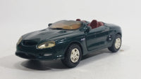 Motor Max Mustang Mach III Convertible 1/43 Scale Dark Green No. 4009 Die Cast Toy Car Vehicle with Opening Doors