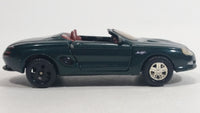 Motor Max Mustang Mach III Convertible 1/43 Scale Dark Green No. 4009 Die Cast Toy Car Vehicle with Opening Doors