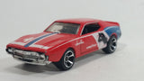 2010 Hot Wheels Muscle Mania AMC Javelin AMX Red Die Cast Toy Muscle Car Vehicle