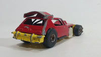 1982 Hot Wheels Greased Gremlin Red and Yellow Die Cast Toy Car Vehicle