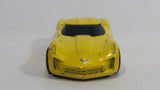 2010 Hot Wheels 2009 Corvette StingRay Concept Yellow Die Cast Toy Car Vehicle