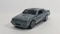 2011 Hot Wheels Buick Grand National Pennzoil Metallic Grey Die Cast Toy Car Vehicle