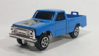 Vintage 1980s Road Champs Promotion Design Pickup Truck Blue Die Cast Toy Car Vehicle