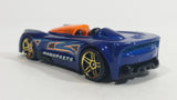 2015 Hot Wheels Monoposto Blue Die Cast Toy Car Vehicle