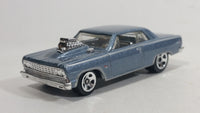 2012 Hot Wheels '64 Chevelle SS Metalflake Steel Blue Die Cast Toy Muscle Car Vehicle