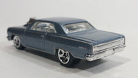 2012 Hot Wheels '64 Chevelle SS Metalflake Steel Blue Die Cast Toy Muscle Car Vehicle