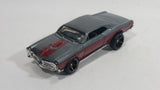 2009 Hot Wheels Larry's Garage '67 Pontiac GTO Metalflake Silver & Maroon Die Cast Toy Muscle Car Vehicle