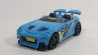 2010 Hot Wheels Hot Tunerz Tantrum Light Blue Die Cast Toy Car Vehicle