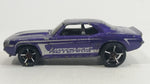 2009 Hot Wheels Muscle Mania '69 Camaro Purple Die Cast Toy Muscle Car Vehicle